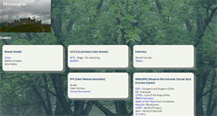Desktop Screenshot of games.mistrealm.com